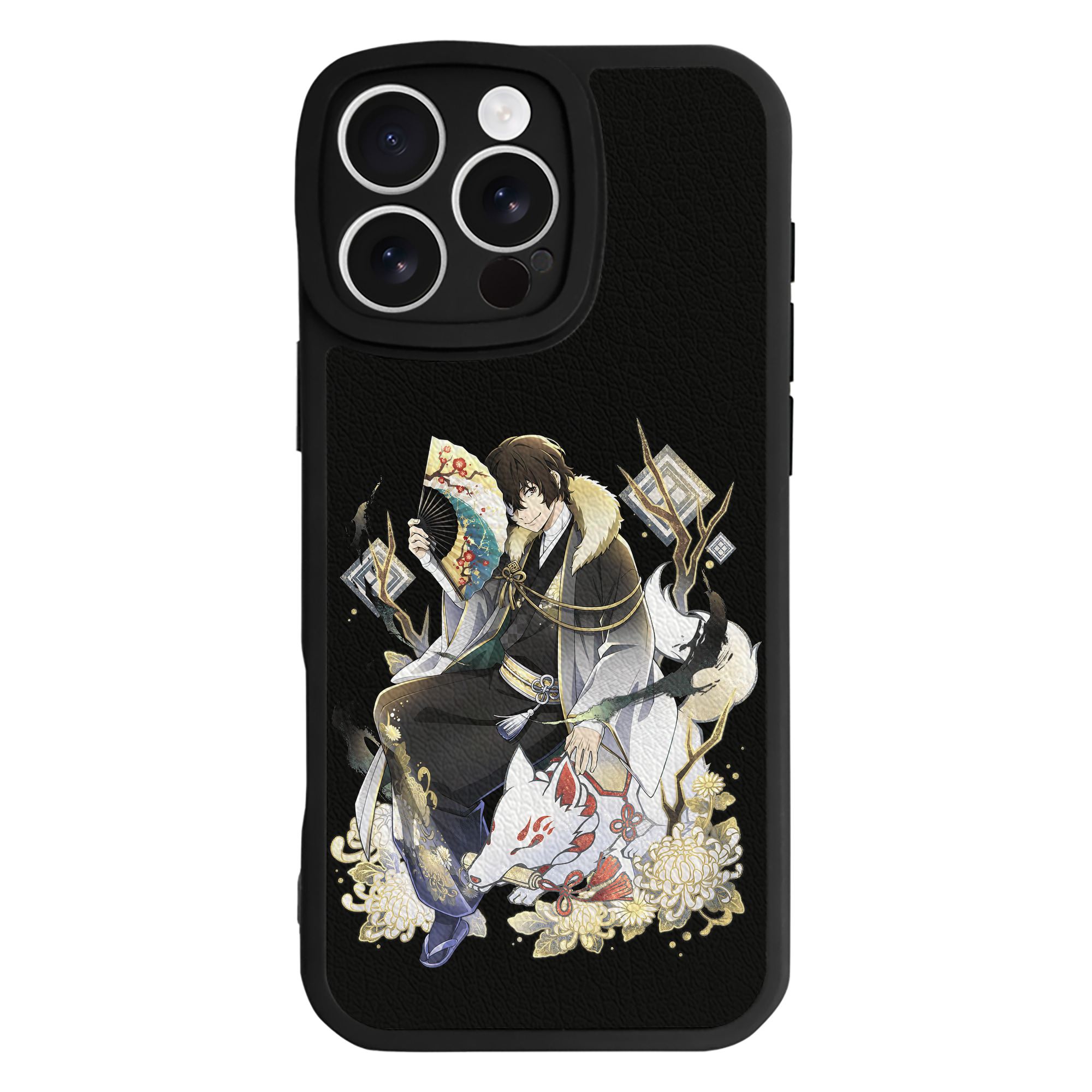 （画像用） 文豪ストレイドッグス Bungo Stray Dogs 【iPhone 16シリーズ対応】シリコンスマホケース（レザー調） 材質：シリコン
